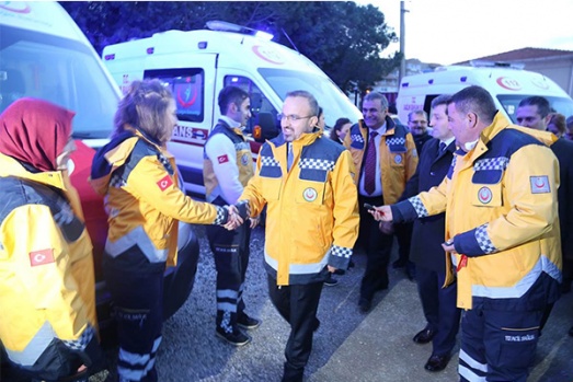 Sağlık Bakanlığı’ndan Çanakkale’ye 6 ambulans
