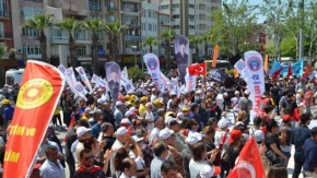 Çanakkale'de 1 Mayıs coşkusu