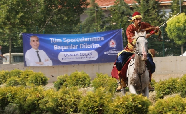 Denizli’de Atlı Okçuluk Türkiye Şampiyonası yarı finali