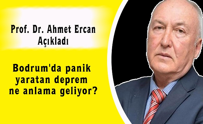 Prof. Dr. Ahmet Ercan; "Bodrum sınıfı geçti. Ben olsam tatilimi bırakmazdım"