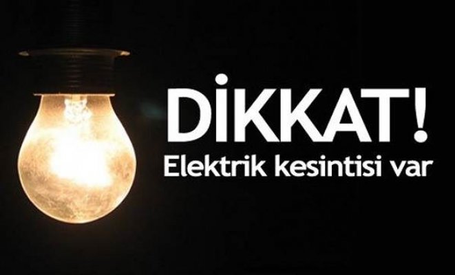 Çanakkale’de elektrik kesintisi
