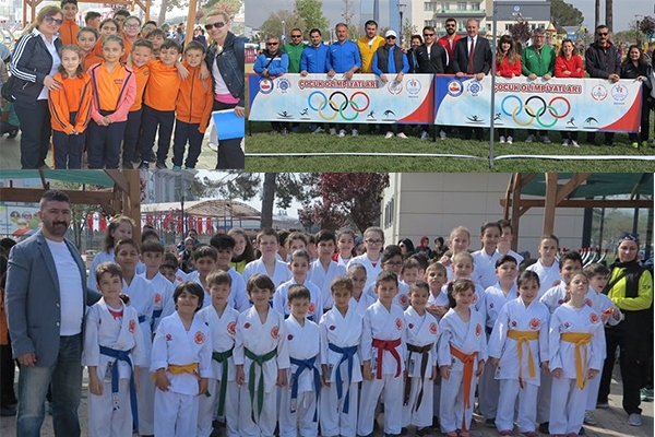 Biga’da Çocuk Olimpiyatları start aldı