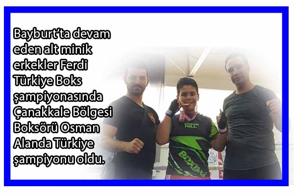 Osman Alanda Türkiye Şampiyonu