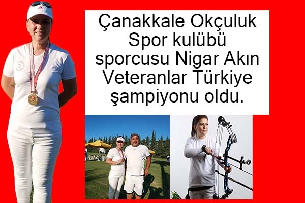 Nigar Akın Türkiye Şampiyonu