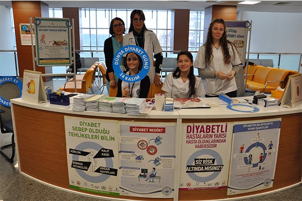 Hastanede Dünya Diyabet Günü etkinlikleri