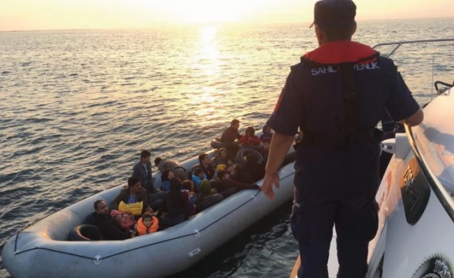 Ayvacık’ta 39 kaçak göçmen yakalandı
