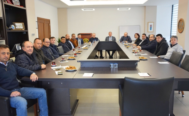 ÇTSO komite başkanları toplantıda buluştu