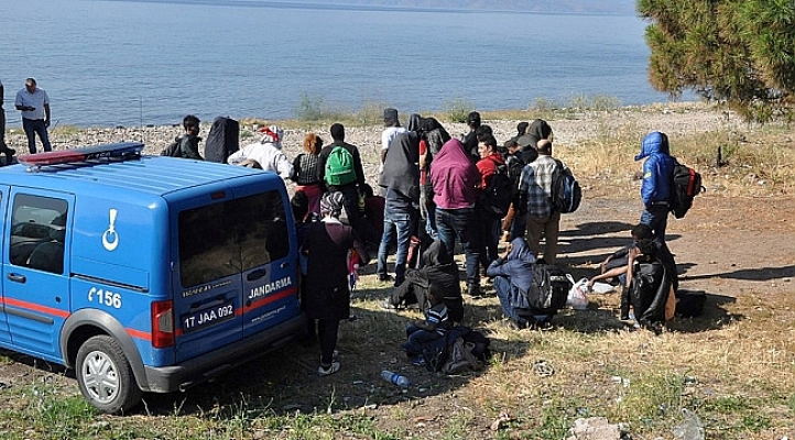 Ayvacık'ta kaçak göçmen operasyonu