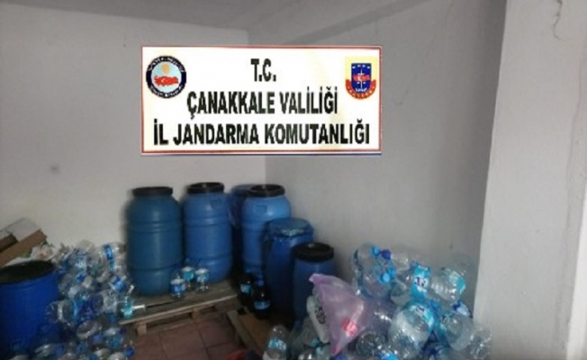 Erenköy’de 1275 litre kaçak içki ele geçirildi