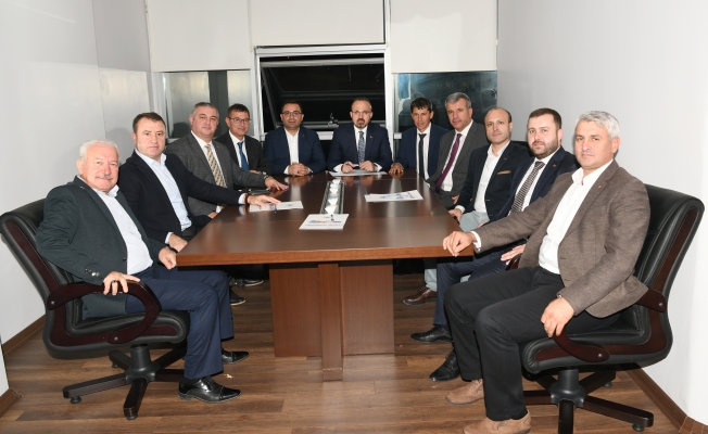 Turan, Belediye başkanları ile birlikte toplantı yaptı