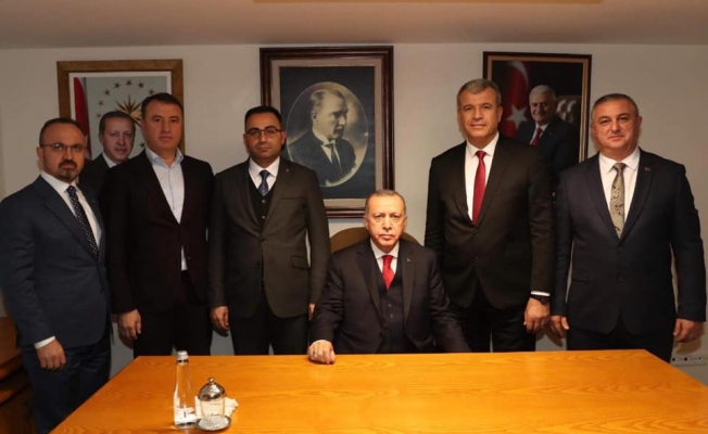 Başkanlar taleplerini Erdoğan'a iletti