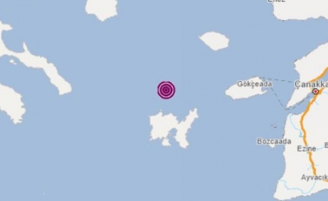 Çanakkale'de 4.1 büyüklüğünde deprem