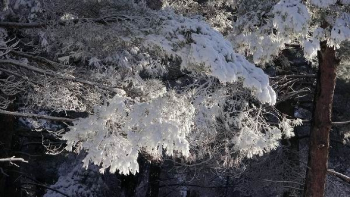 Çanakkkale’den büyüleyici kar manzaraları