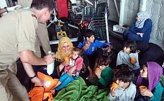 Sahil Güvenlik uçağı 57 Suriyeliyi denize açılmadan fark etti