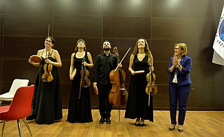 “Saygun Quartet” Çanakkale'de sahne aldı...