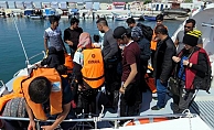 Mültecileri sahil güvenlik kurtardı