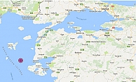 Ege Denizi'nde 3.9 şiddetinde deprem
