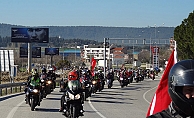 3 bin motosikletli şehitlikleri ve anıtları ziyaret etti
