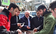 Lapseki’de Afrin Zaferi için pilav dağıtıldı