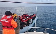 Sahil Güvenlikten kaçak göçmen operasyonu