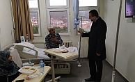 Başkan Bülent Öz’den hastalara ziyaret