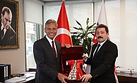Vali Tavlı, TÜRSAB Genel Başkanını ziyaret etti