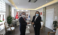 Kosova Cumhuriyeti İstanbul Başkonsolosu Suzan Novoberdaliu, Vali İlhami AKTAŞ’ı makamında ziyaret etti